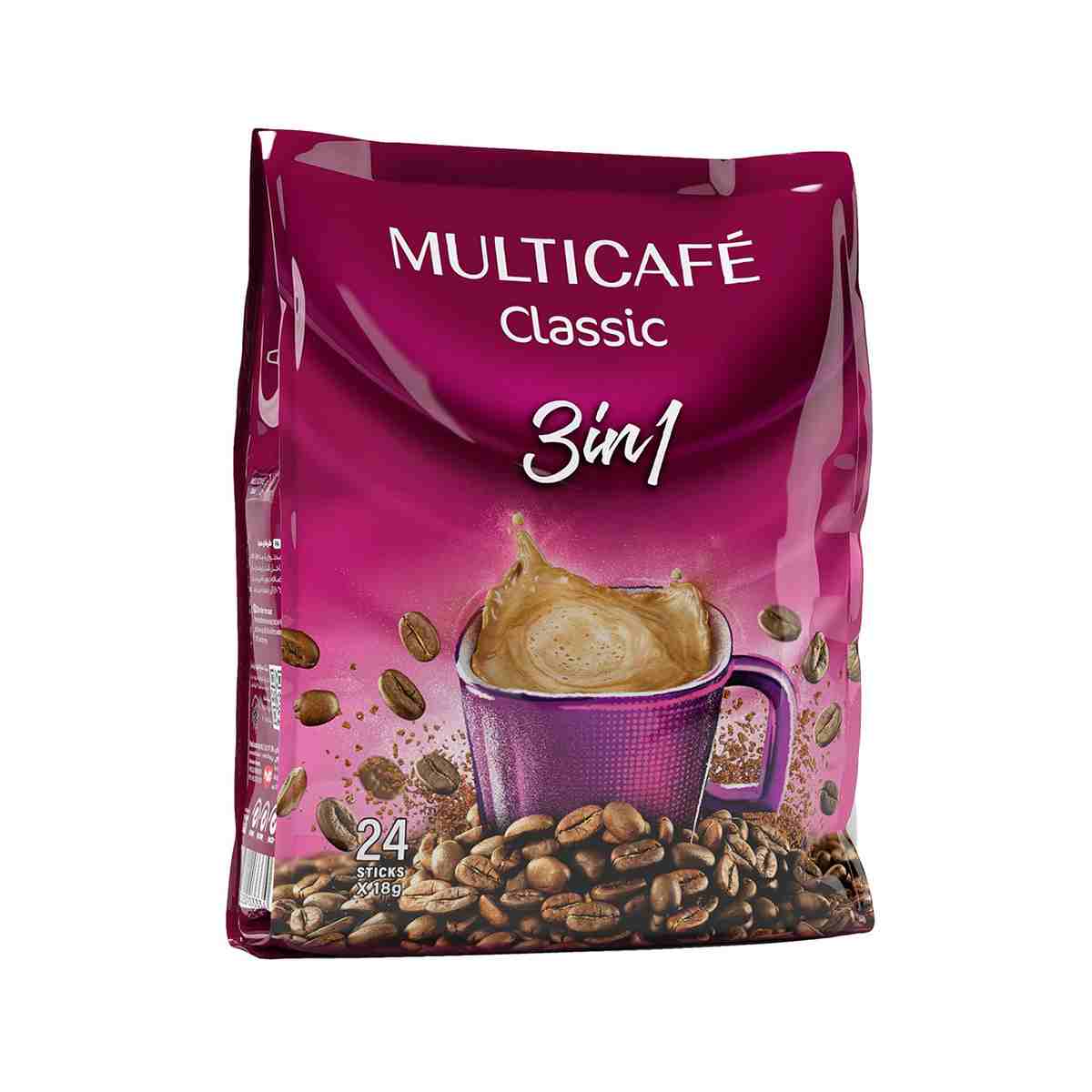 کافی میکس 1*3 کلاسیک مولتی کافه - 24 عدد