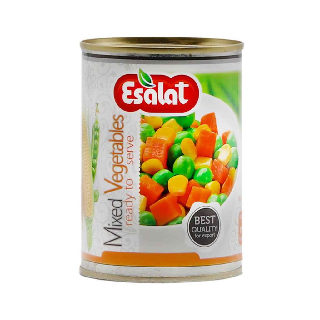 کنسرو سبزیجات اصالت – ۳۸۰ گرم