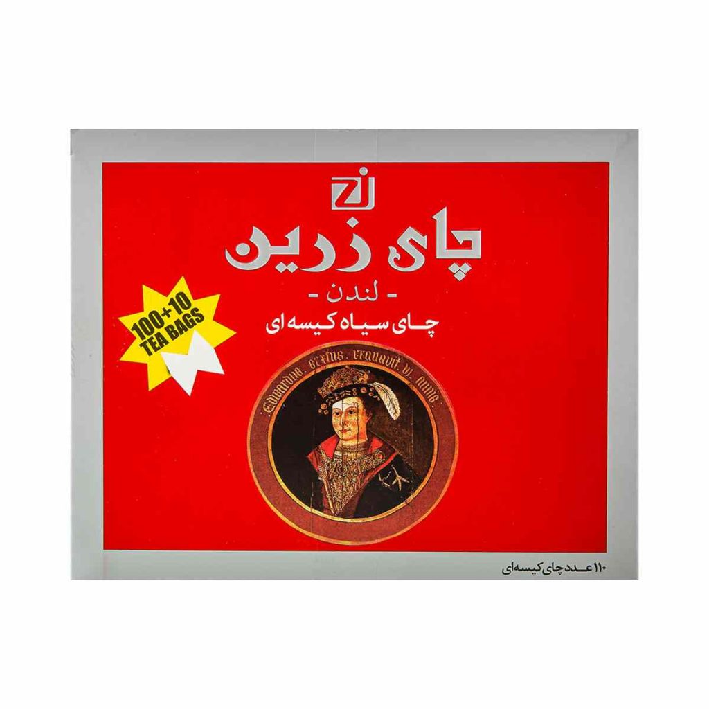 چای سیاه کیسه ای زرین بسته 110 عددی