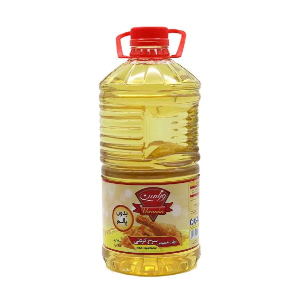 روغن سرخ کردنی بدون پالم شفاف ورامین - 2700 گرم