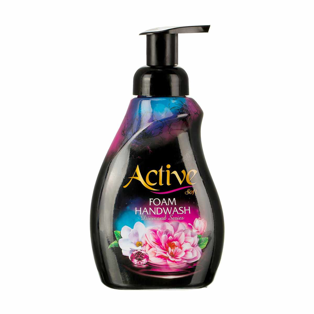 مایع دستشویی فومی مشکی اکتیو - 500 میلی لیتر