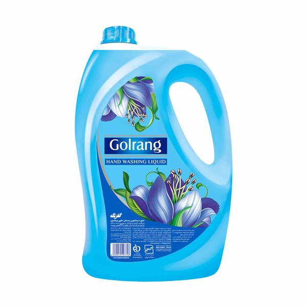 مایع دستشویی صدفی آبی گلرنگ حاوی ویتامین - 3500 گرم