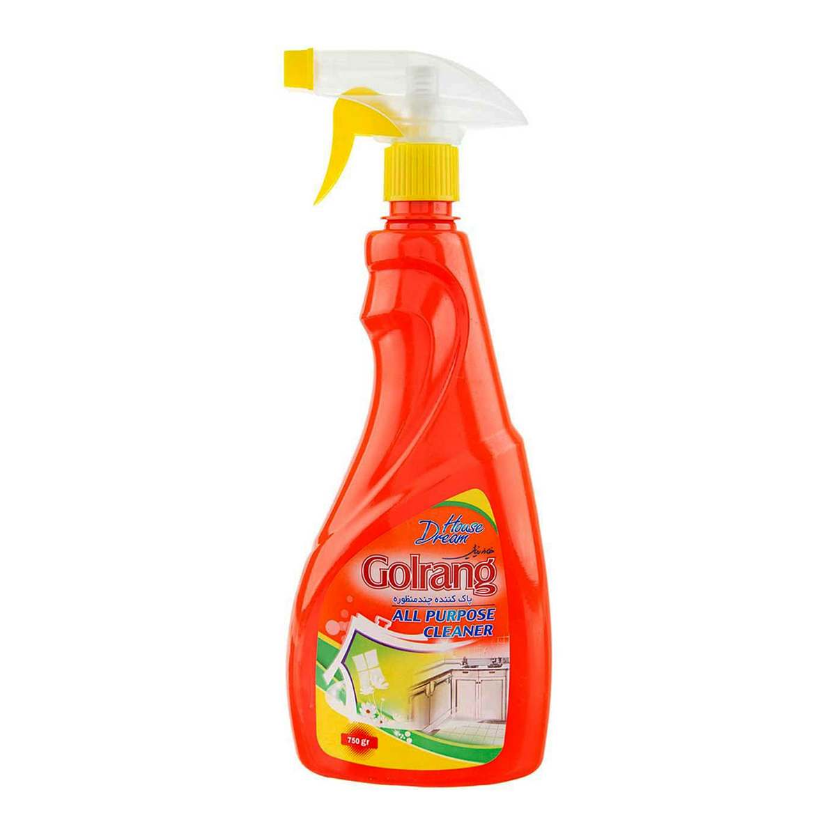 مایع پاک کننده چند منظوره سطوح گلرنگ – ۷۵۰ گرم