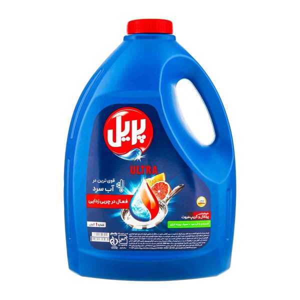 مایع ظرفشویی اولترا پرتقال و گریپ فروت پریل - 3750 گرم