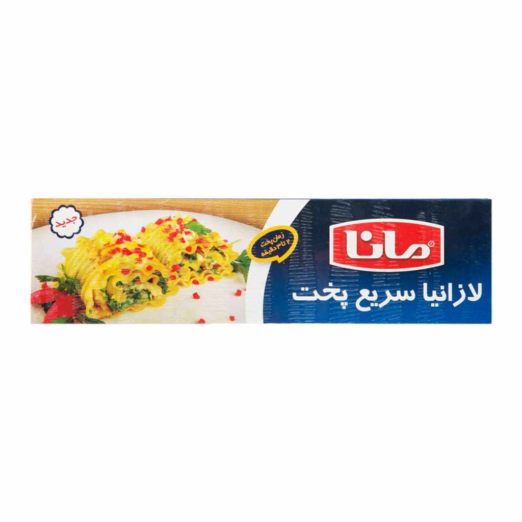 لازانیا سریع پخت مانا - 250 گرم