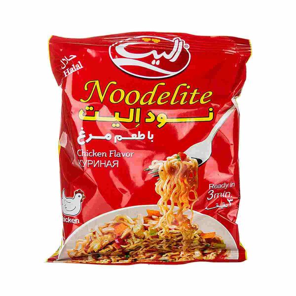 نودالیت با طعم مرغ الیت - 75 گرم