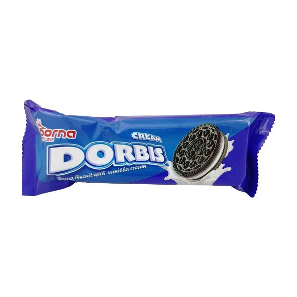 بیسکویت کاکائویی با کرم وانیل دربیس درنا - 6 عددی