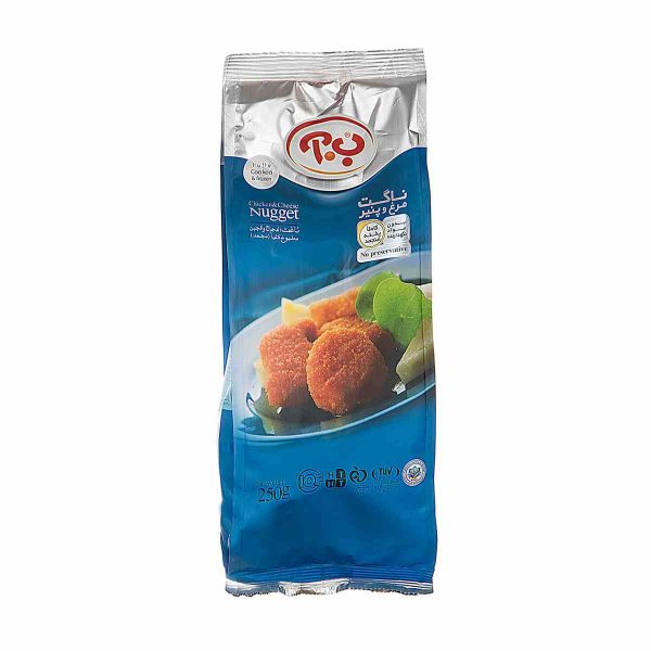 ناگت مرغ و پنیر ب.آ - 250 گرم