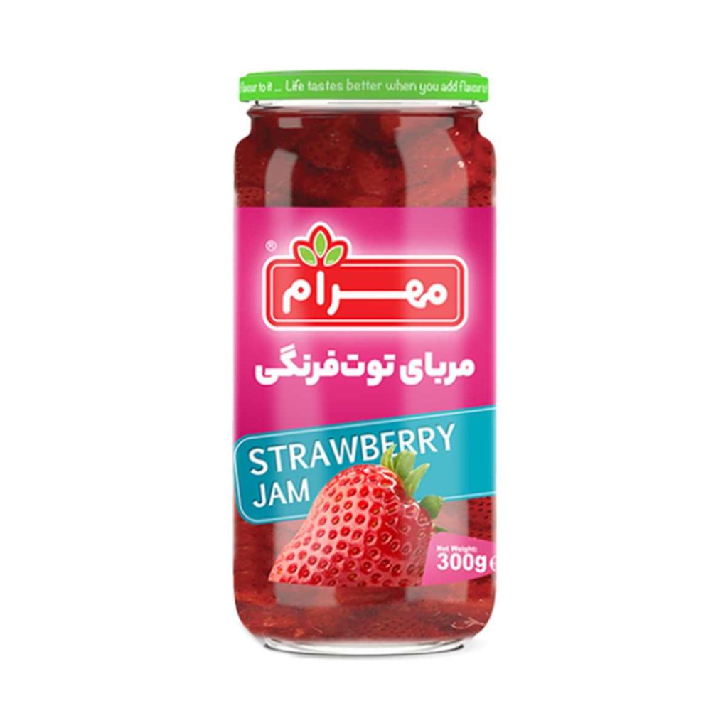 مربا توت فرنگی مهرام - 300 گرم