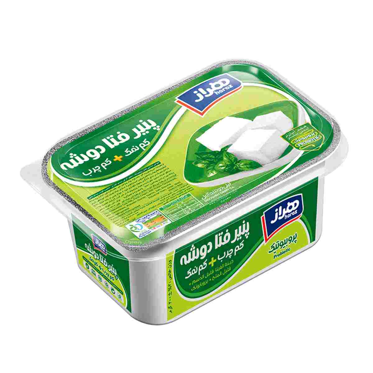 پنیر فتا کم چرب و کم نمک هراز - 300 گرم