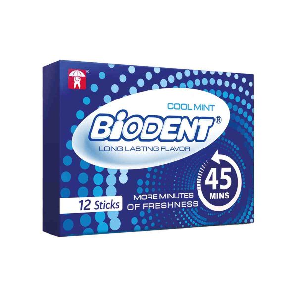 آدامس بدون شکر کول مینت بایودنت بسته 12 عددی