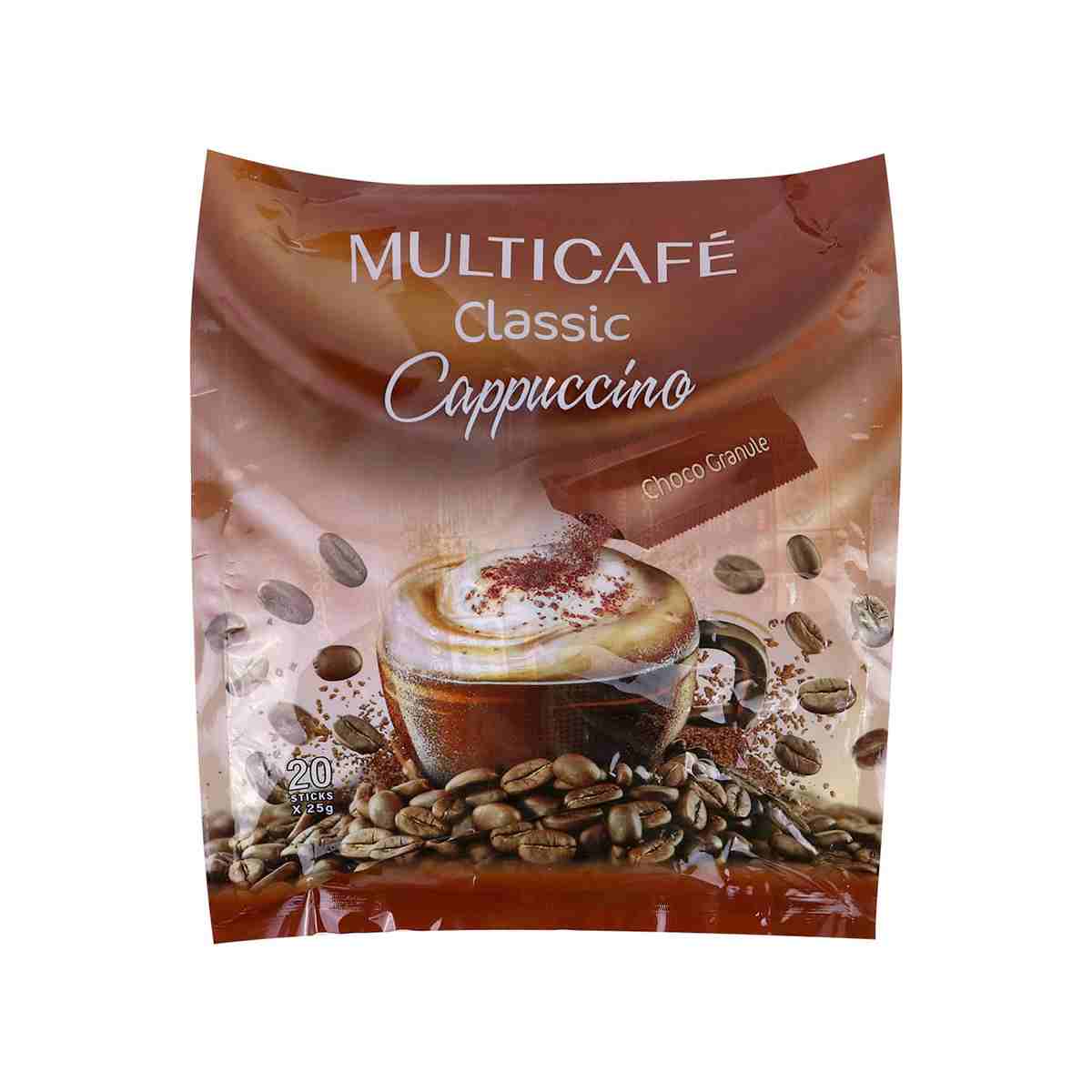 کاپوچینو کلاسیک مولتی کافه بسته 20 عددی