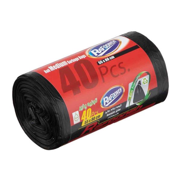 Untit9led-7117-compressed کیسه زباله رولی پرفراژدار متوسط 70*55 رافونه - 40 عددی