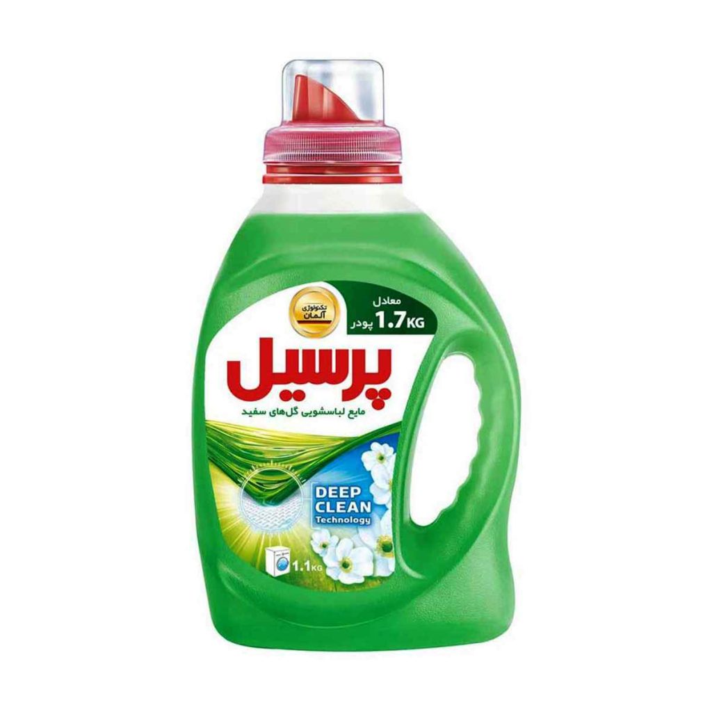 مایع لباسشویی ژل گل های سفید پرسیل - 1100 گرم