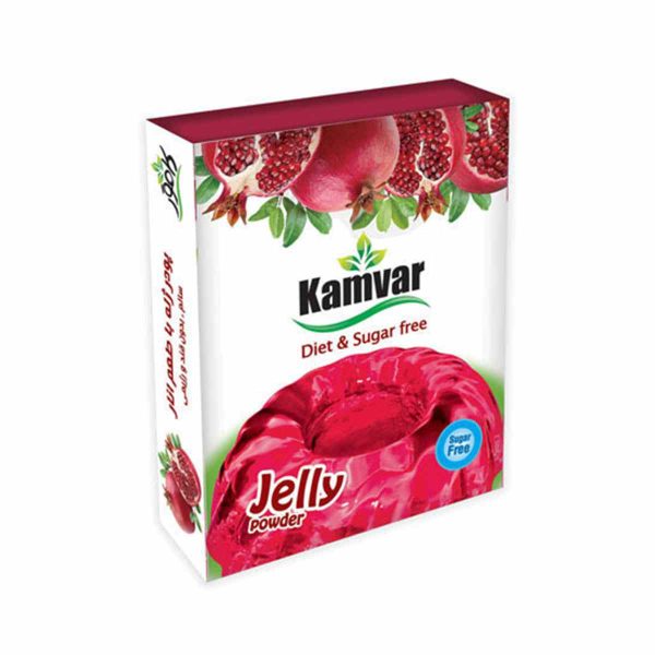 پودر ژله رژیمی کامور با طعم انار - 36 گرم