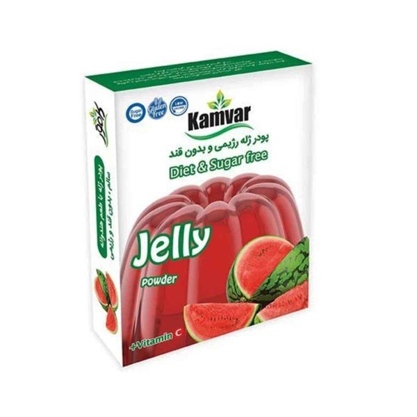 پودر ژله رژیمی کامور با طعم هندوانه - 36 گرم