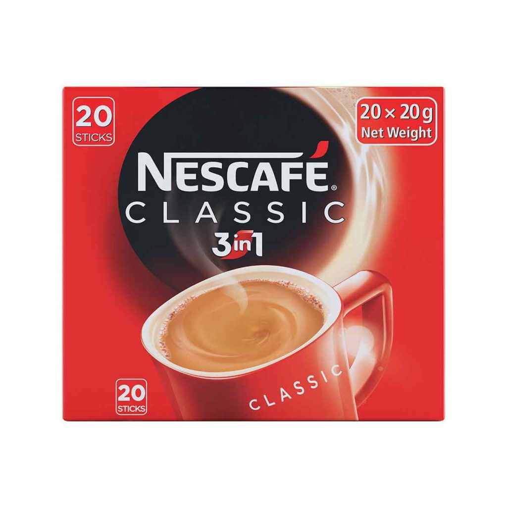 کافی میکس کلاسیک 1*3 نسکافه بسته 20 عددی