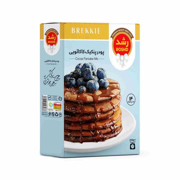 پودر پنکیک کاکائویی رشد - 250 گرم