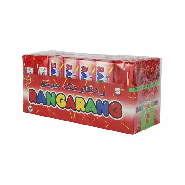 ویفر رنگارنگ مینو با کرم کارامل - 35 عدد