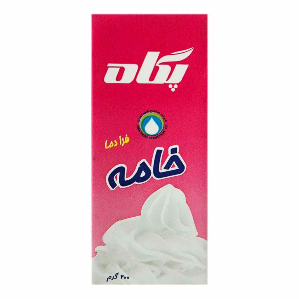 خامه استریل پگاه – ۲۰۰ گرم