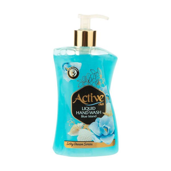 مایع دستشویی اکتیو آبی سری رویای ابریشمی - 450 گرم
