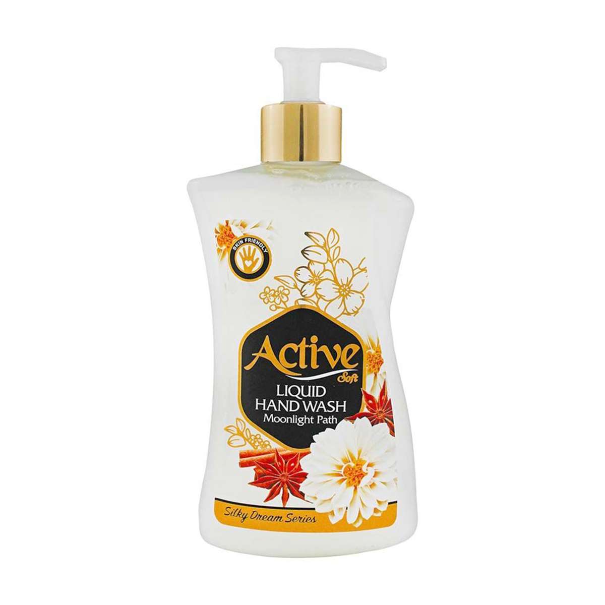 مایع دستشویی اکتیو سفید سری رویای ابریشمی - 450 گرم