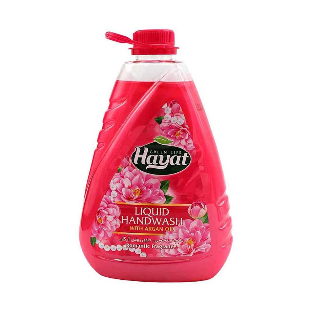 مایع دستشویی صدفی صورتی حیات - 2500 گرم