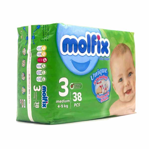 Untitled-5040-compressed پوشک بچه مولفیکس سایز 3 بسته 38 عددی