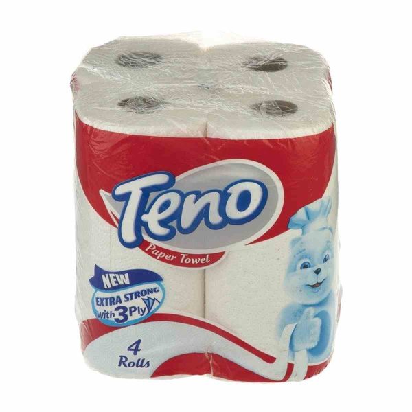 دستمال حوله کاغذی تنو - 4 رول