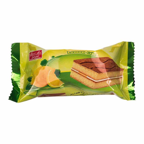 کیک لایه ای کرمدار با طعم لیمو شیرین عسل - 25 گرم