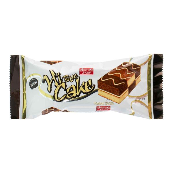 کیک لایه ای کاکائویی وانیلی های بای شیرین عسل - 50 گرم