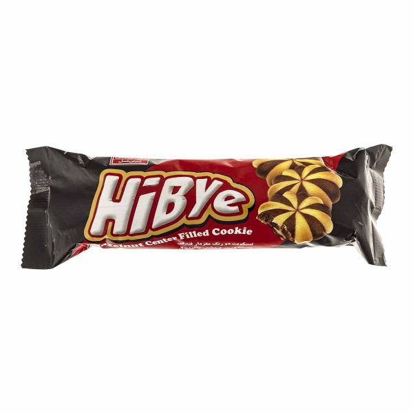 بیسکویت دو رنگ مغزدار فندقی های بای شیرین عسل - 100 گرم