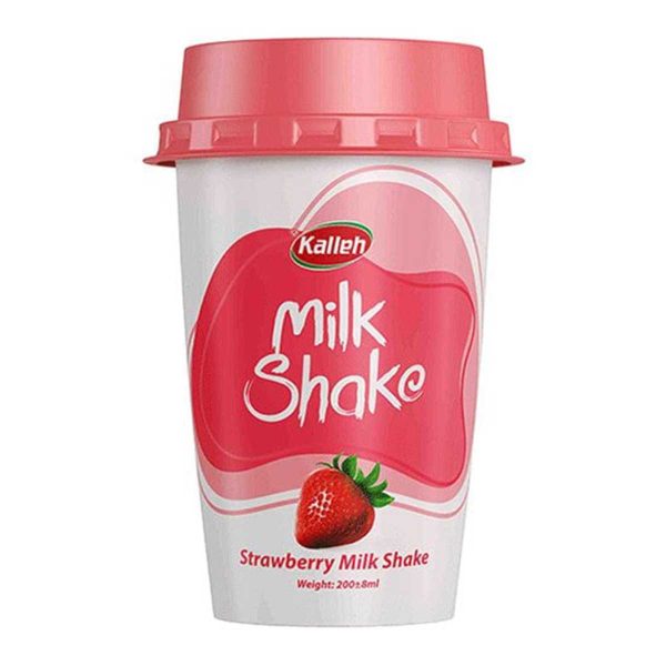 میلک شیک توت فرنگی کاله - 200 میلی لیتر