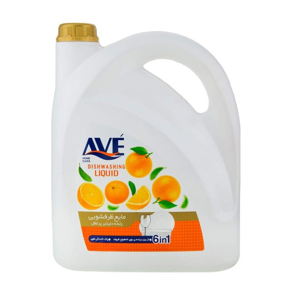 مایع ظرفشویی پرتقالی 1*6 اوه - 3750 گرم