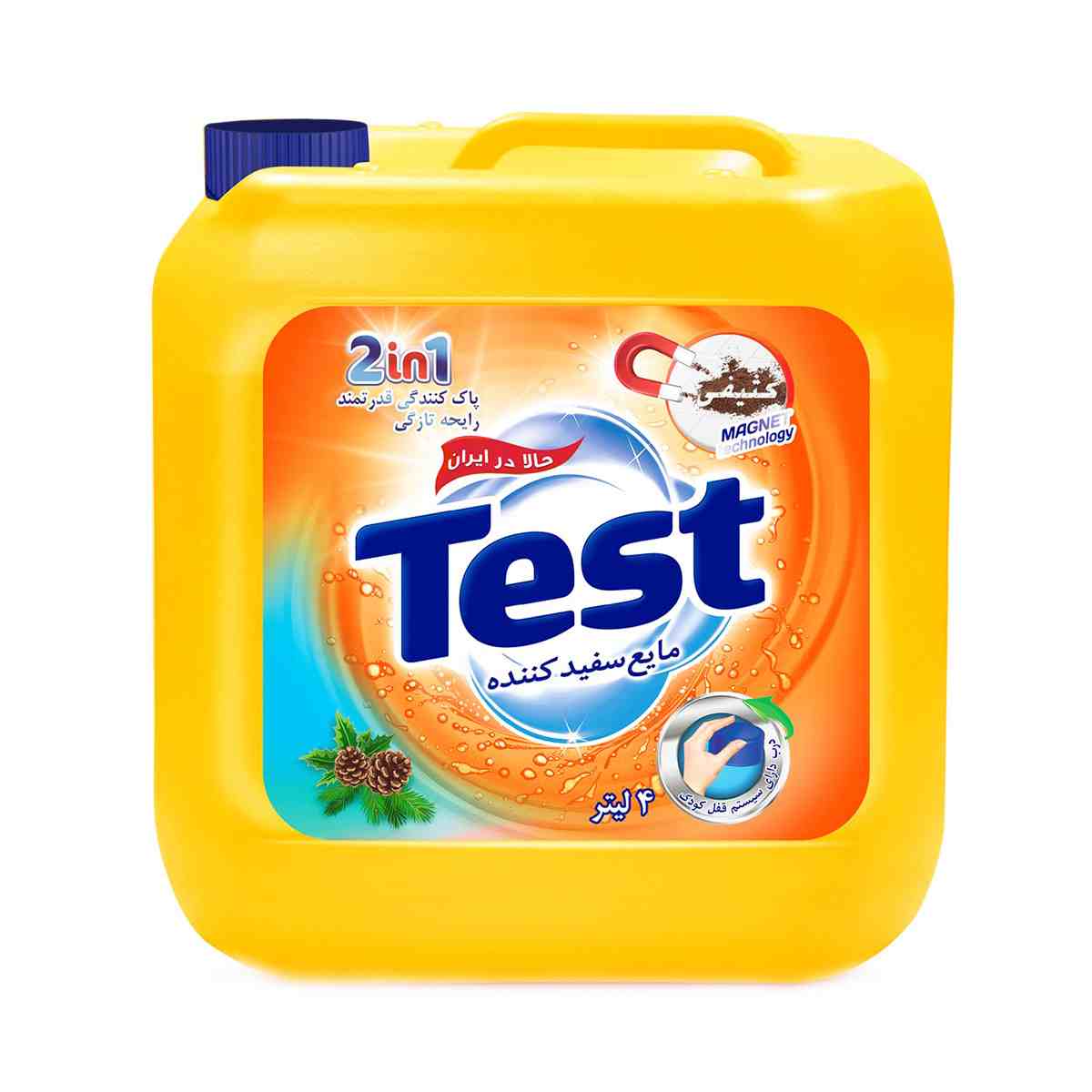 مایع سفیدکننده معمولی تست - 4000 گرم