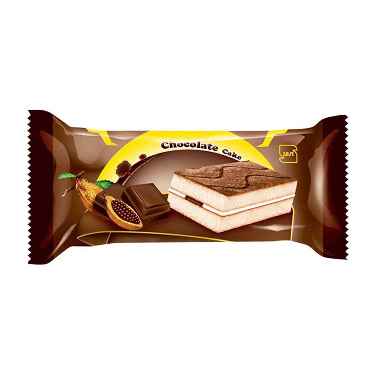 کیک لایه ای کرم دار کاکائویی آلبینا شیرین عسل - 35 گرم