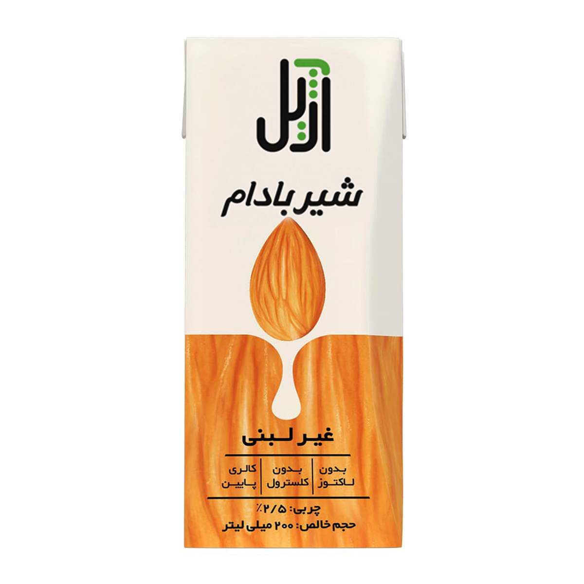 شیر غیر لبنی بادام آژیل - 200 میلی لیتر