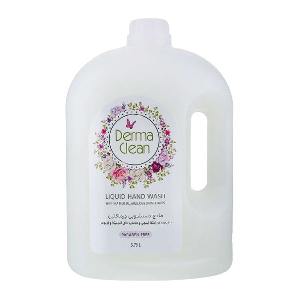 مایع دستشویی درماکلین حاوی روغن اینکا اینچی و عصاره های آنجلیکا و لوتوس - 3750 میلی لیتری