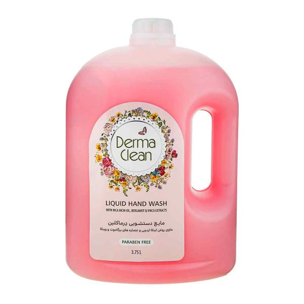 مایع دستشویی درماکلین حاوی روغن اینکا اینچی و عصاره های برگاموت و وینکا - 3750 میلی لیتری