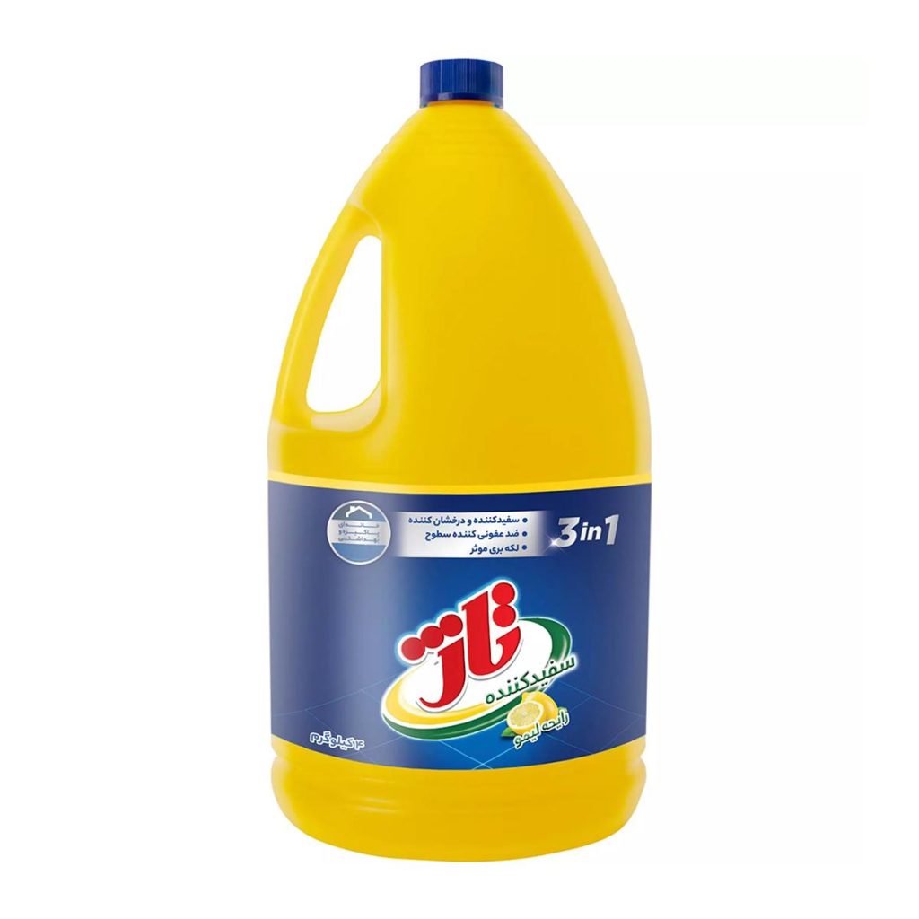 مایع سفید کننده معطر لیمویی تاژ - 4 لیتر