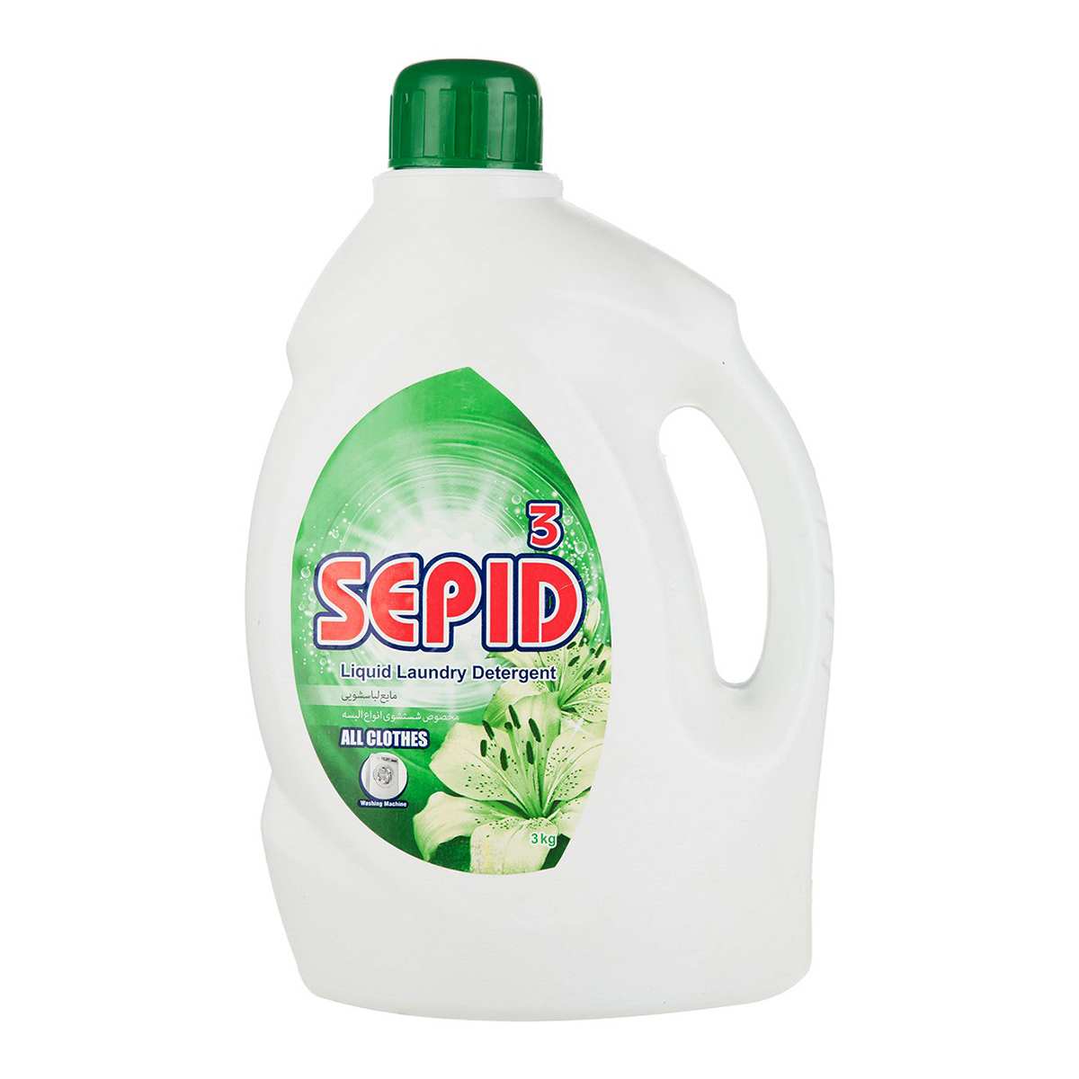 مایع لباسشویی سپید حاوی آنزیم پروتئاز - 3 کیلوگرم