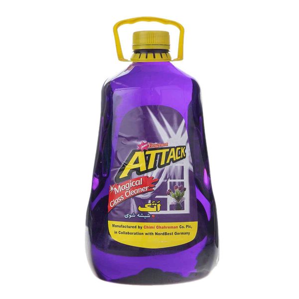 شیشه شوی بنفش اتک - 4 لیتر