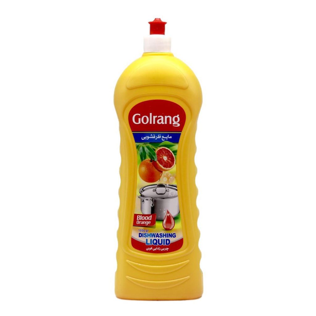 مایع ظرفشویی گلرنگ با رایحه پرتقال تو سرخ – 1000 گرم