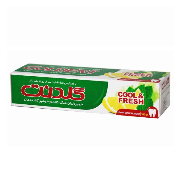 خمیر دندان خنک کننده و خوشبو کننده گلدنت - 100 گرم