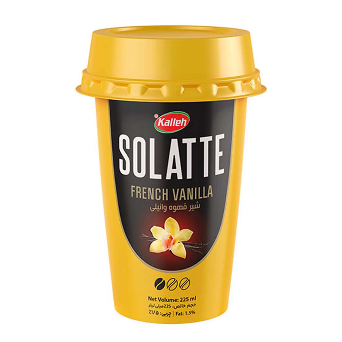 شیر قهوه وانیلی سولاته کاله - 225 میلی لیتر