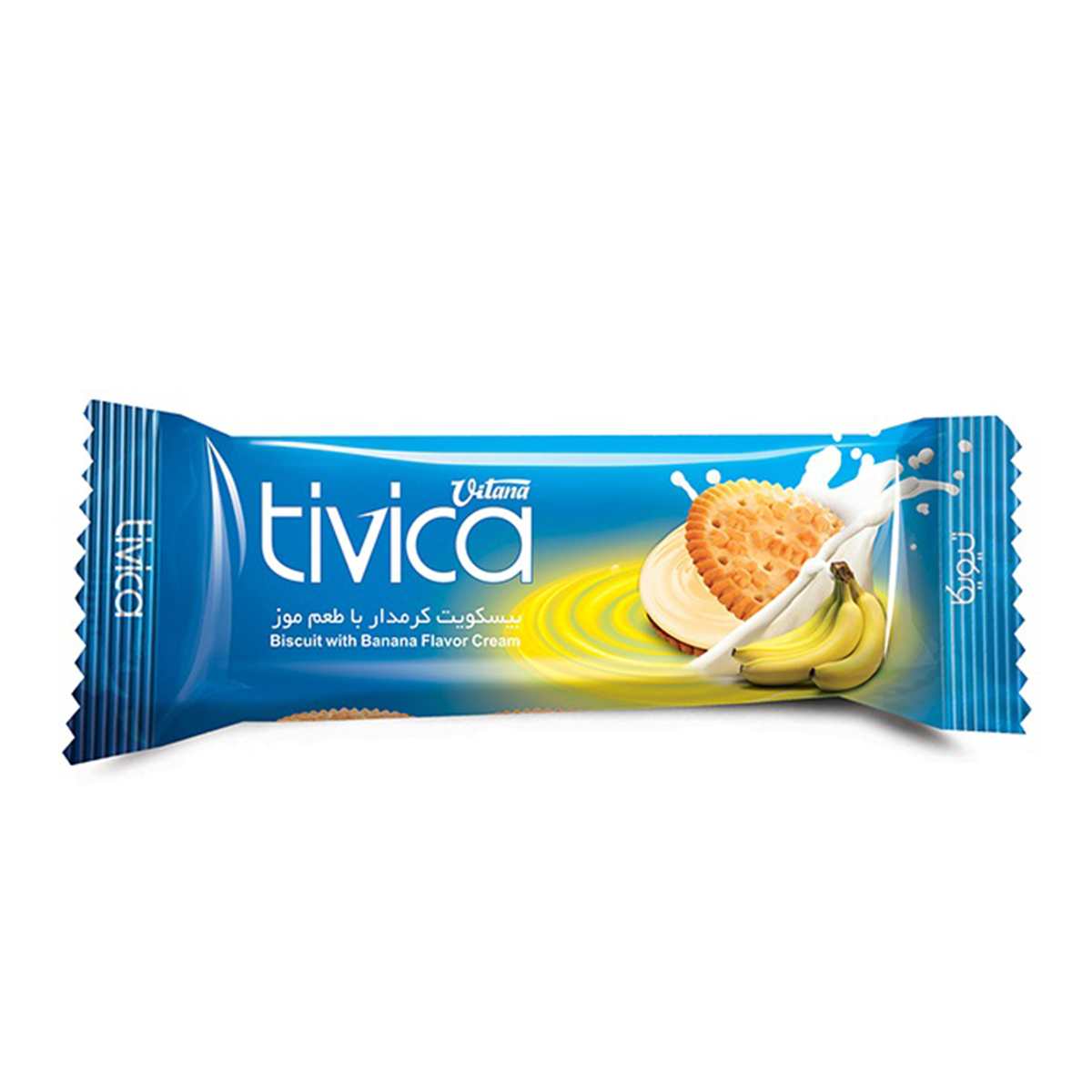 بیسکویت کرمدار موزی تیویکا ویتانا - 85 گرم