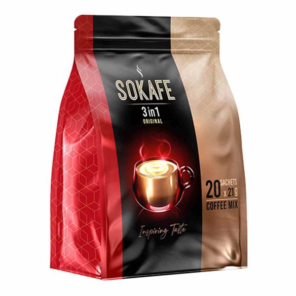 پودر قهوه 3 در 1 سوکافه کاله - 20عدد