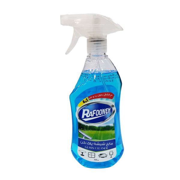 شیشه پاک کن آبی رافونه - 500 میلی لیتر