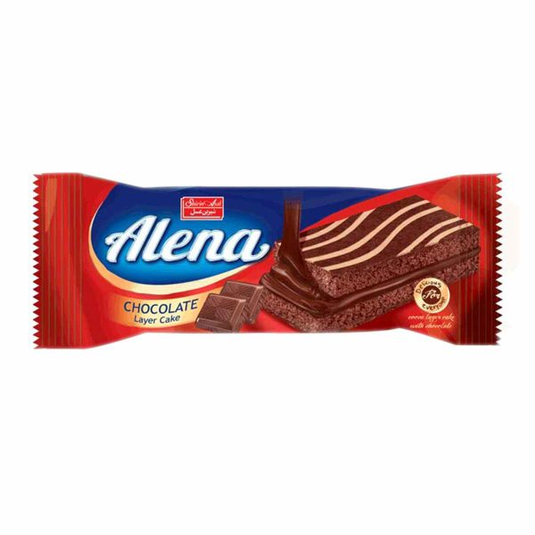 کیک کاکائویی لایه ای آلنا شیرین عسل - 40 گرم