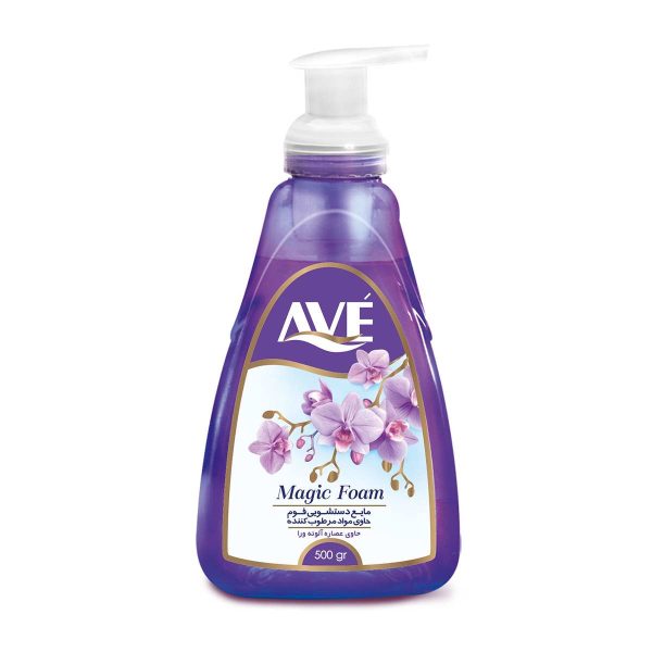 فوم دستشویی بنفش اوه حاوی عصاره آلوئه ورا - 500 گرم